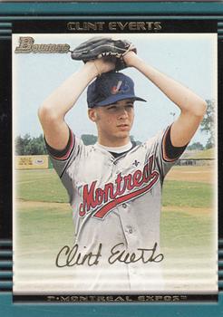2002 Bowman Draft Picks & Prospects - Gold #BDP1 Clint Everts  Front