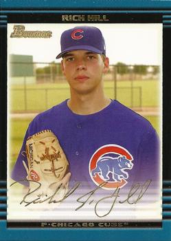 2002 Bowman Draft Picks & Prospects - Gold #BDP98 Rich Hill  Front