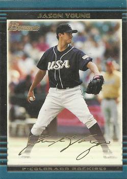 2002 Bowman Draft Picks & Prospects - Gold #BDP129 Jason Young  Front
