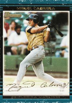 2002 Bowman Draft Picks & Prospects - Gold #BDP156 Miguel Cabrera  Front
