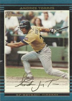 2002 Bowman Draft Picks & Prospects - Gold #BDP164 Andres Torres  Front