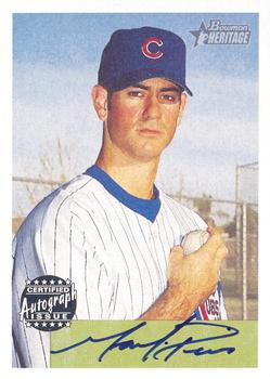 2002 Bowman Heritage - Autographs #BHA-MP Mark Prior Front