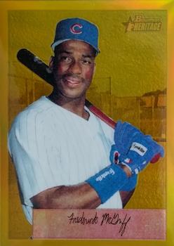 2002 Bowman Heritage - Gold Chrome Refractors #53BHC Fred Mcgriff  Front