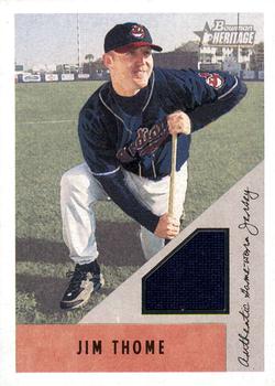 2002 Bowman Heritage - Relics #BH-JT Jim Thome Front