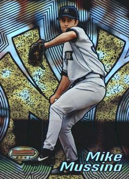 2002 Bowman's Best - Blue #35 Mike Mussina  Front