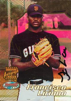 2002 Bowman's Best - Gold #168 Francisco Liriano Front