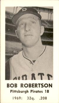 1970 Jack in the Box Pittsburgh Pirates #NNO Bob Robertson Front