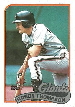 1989 Topps #15 Robby Thompson Front