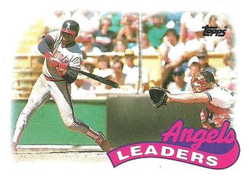 1989 Topps #51 Angels Leaders Front