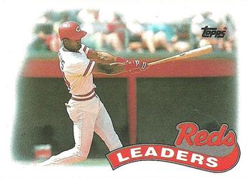 1989 Topps #111 Reds Leaders Front