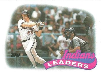 1989 Topps #141 Indians Leaders Front