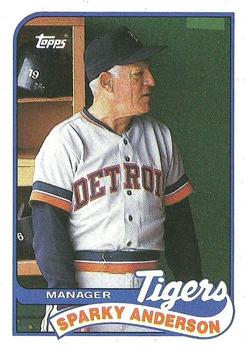 1989 Topps #193 Sparky Anderson Front