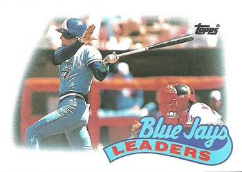 1989 Topps #201 Blue Jays Leaders Front