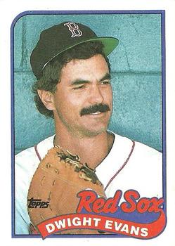 1989 Topps #205 Dwight Evans Front
