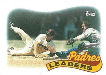 1989 Topps #231 Padres Leaders Front
