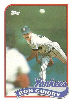 1989 Topps #255 Ron Guidry Front