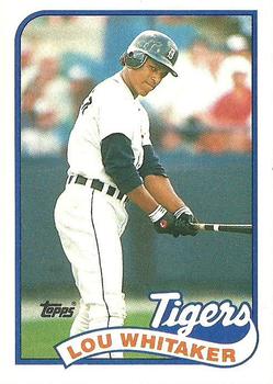 1989 Topps #320 Lou Whitaker Front