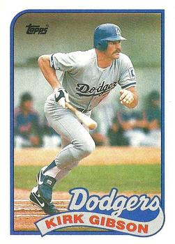 1989 Topps #340 Kirk Gibson Front