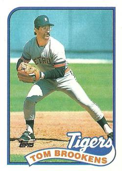 1989 Topps #342 Tom Brookens Front