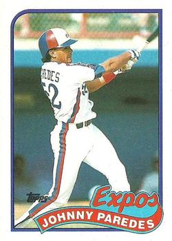 1989 Topps #367 Johnny Paredes Front