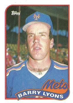 1989 Topps #412 Barry Lyons Front