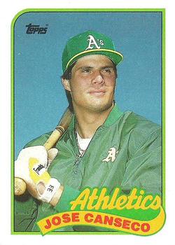 1989 Topps #500 Jose Canseco Front