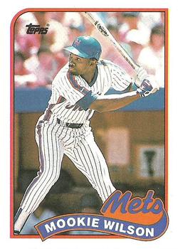 1989 Topps #545 Mookie Wilson Front