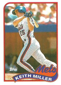 1989 Topps #557 Keith Miller Front