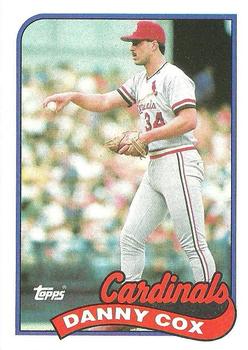 1989 Topps #562 Danny Cox Front