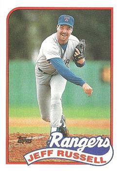 1989 Topps #565 Jeff Russell Front