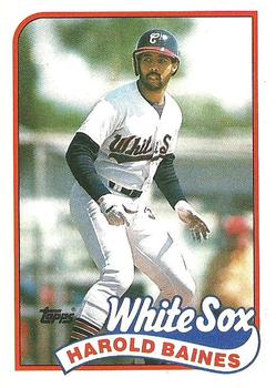 1989 Topps #585 Harold Baines Front