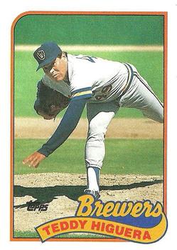 1989 Topps #595 Teddy Higuera Front
