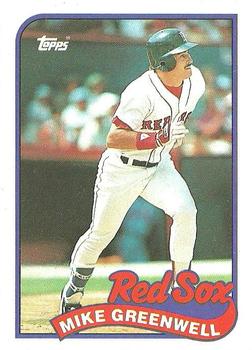 1989 Topps #630 Mike Greenwell Front