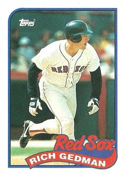 1989 Topps #652 Rich Gedman Front