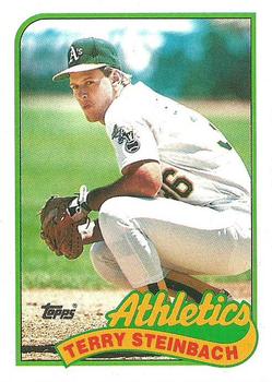 1989 Topps #725 Terry Steinbach Front