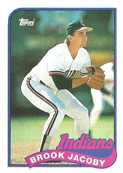 1989 Topps #739 Brook Jacoby Front