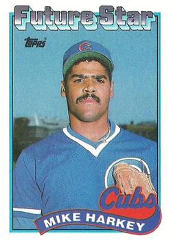 1989 Topps #742 Mike Harkey Front