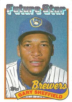 1989 Topps #343 Gary Sheffield Front
