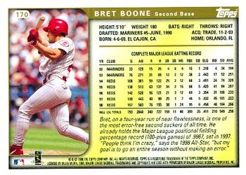 1999 Topps #170 Bret Boone Back