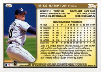 1999 Topps #338 Mike Hampton Back