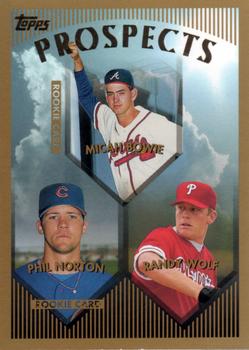 1999 Topps #428 Micah Bowie / Phil Norton / Randy Wolf Front