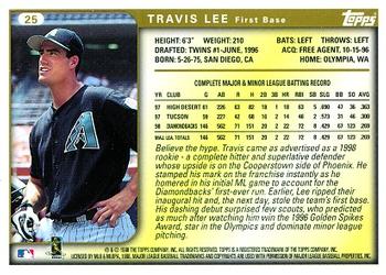 1999 Topps #25 Travis Lee Back