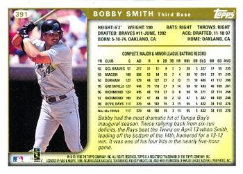 1999 Topps #391 Bobby Smith Back