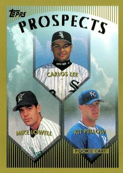 1999 Topps #425 Carlos Lee / Mike Lowell / Kit Pellow Front