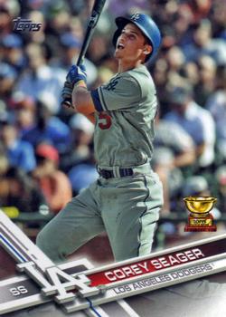 2017 Topps #5 Corey Seager Front