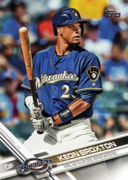 2017 Topps #182 Keon Broxton Front