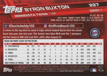 2017 Topps #227 Byron Buxton Back
