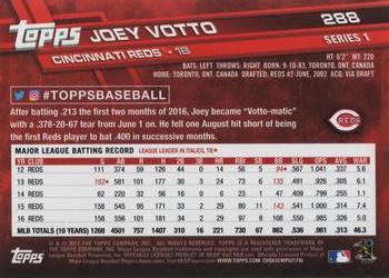 2017 Topps #288 Joey Votto Back