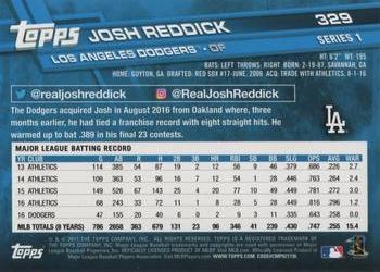 2017 Topps #329 Josh Reddick Back