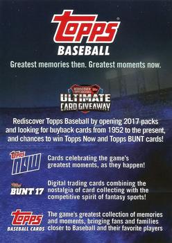 2017 Topps #NNO Ultimate Card Giveaway Front